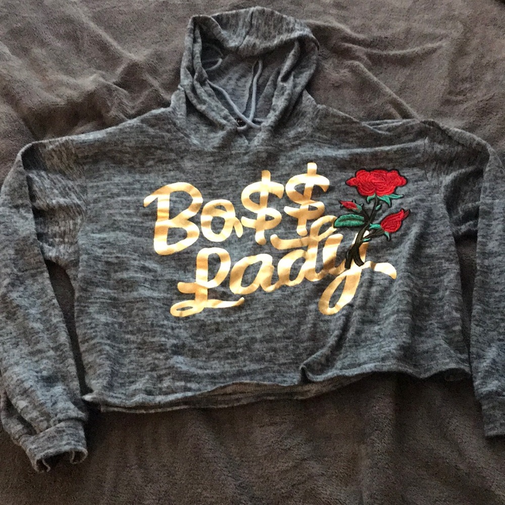 Crop hoodie